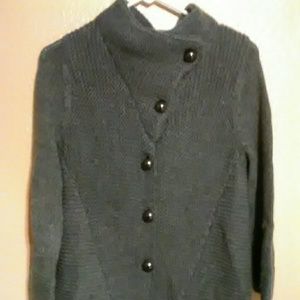 Esprit long grey sweater coat